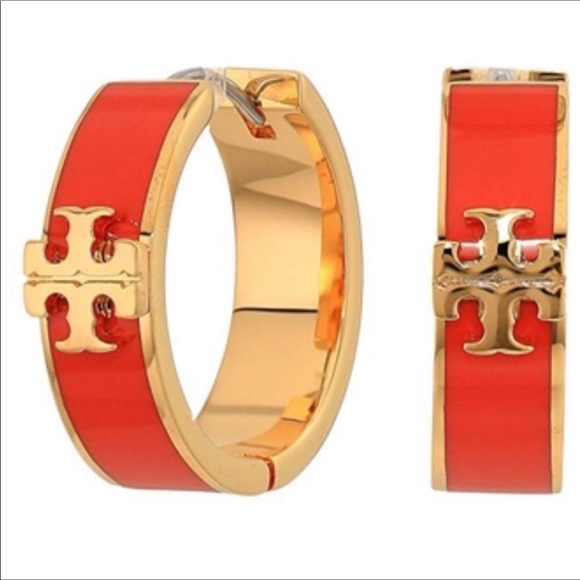 Tory Burch Jewelry - NWOT Tory Burch Kira Enameled Huggie Earring